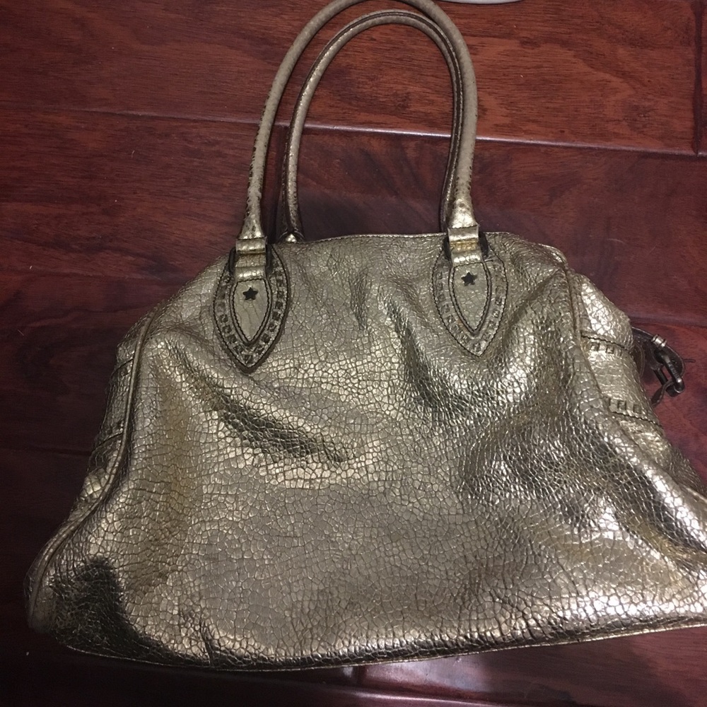 Authentic Gold fendi purse